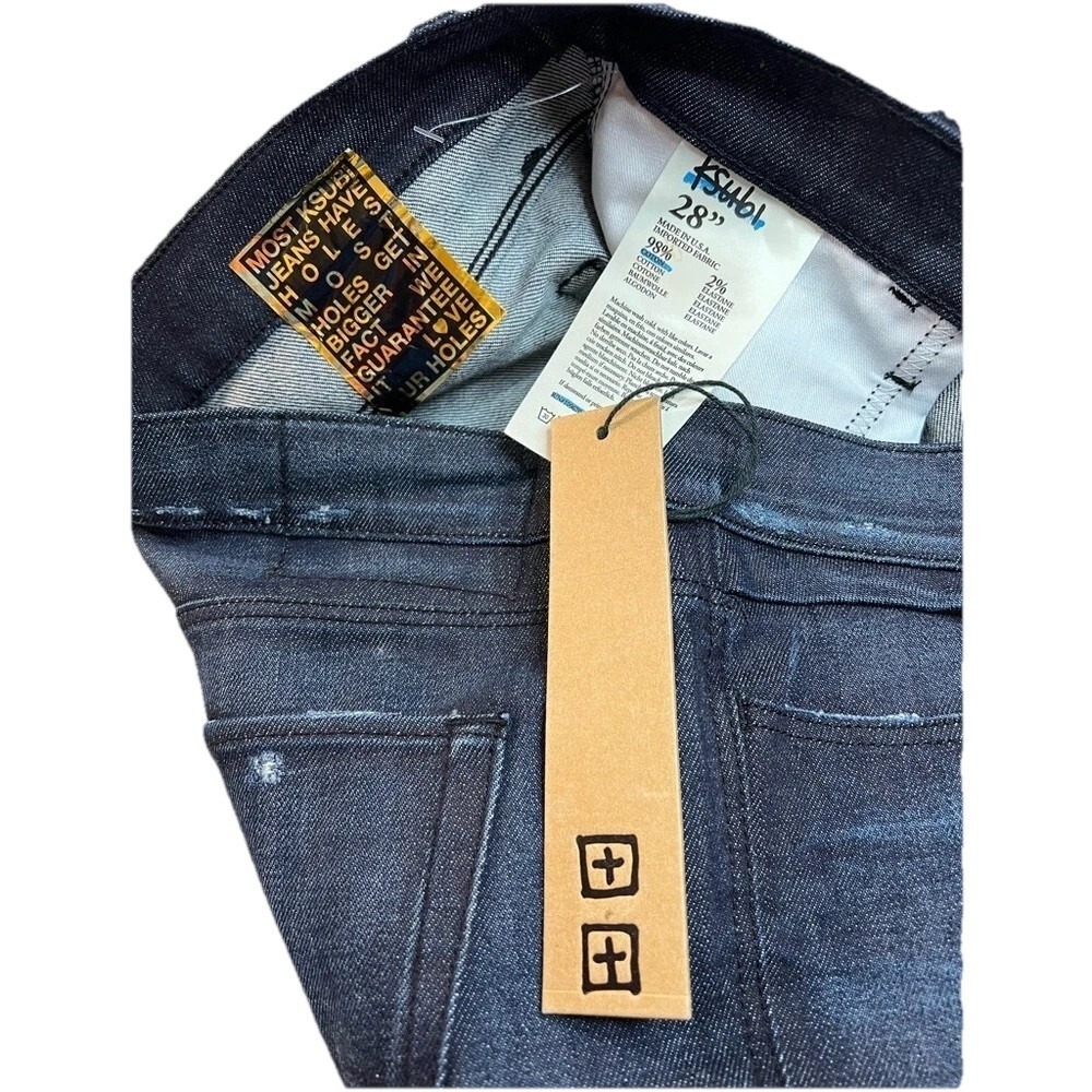 KSUBI Super Skinny Zip,‎ Color Pre-Loved R. Indigo, Sz 28, NWT - Picture 7 of 10
